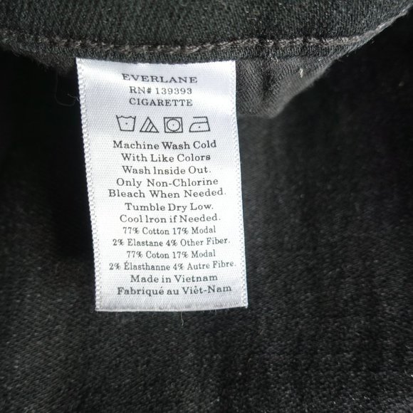 Everlane Black Straight Leg Pants - Picture 7 of 13